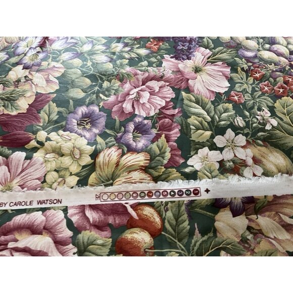 Kaufmann Floral Cotton Home Decor Fabric Design by Carole Watson 2.25 Yards - Picture 6 of 15